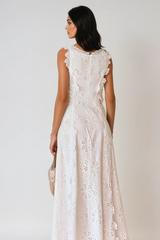 Embroidered Maxi Dress