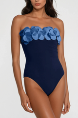 Flower Bodycon Swimsuit