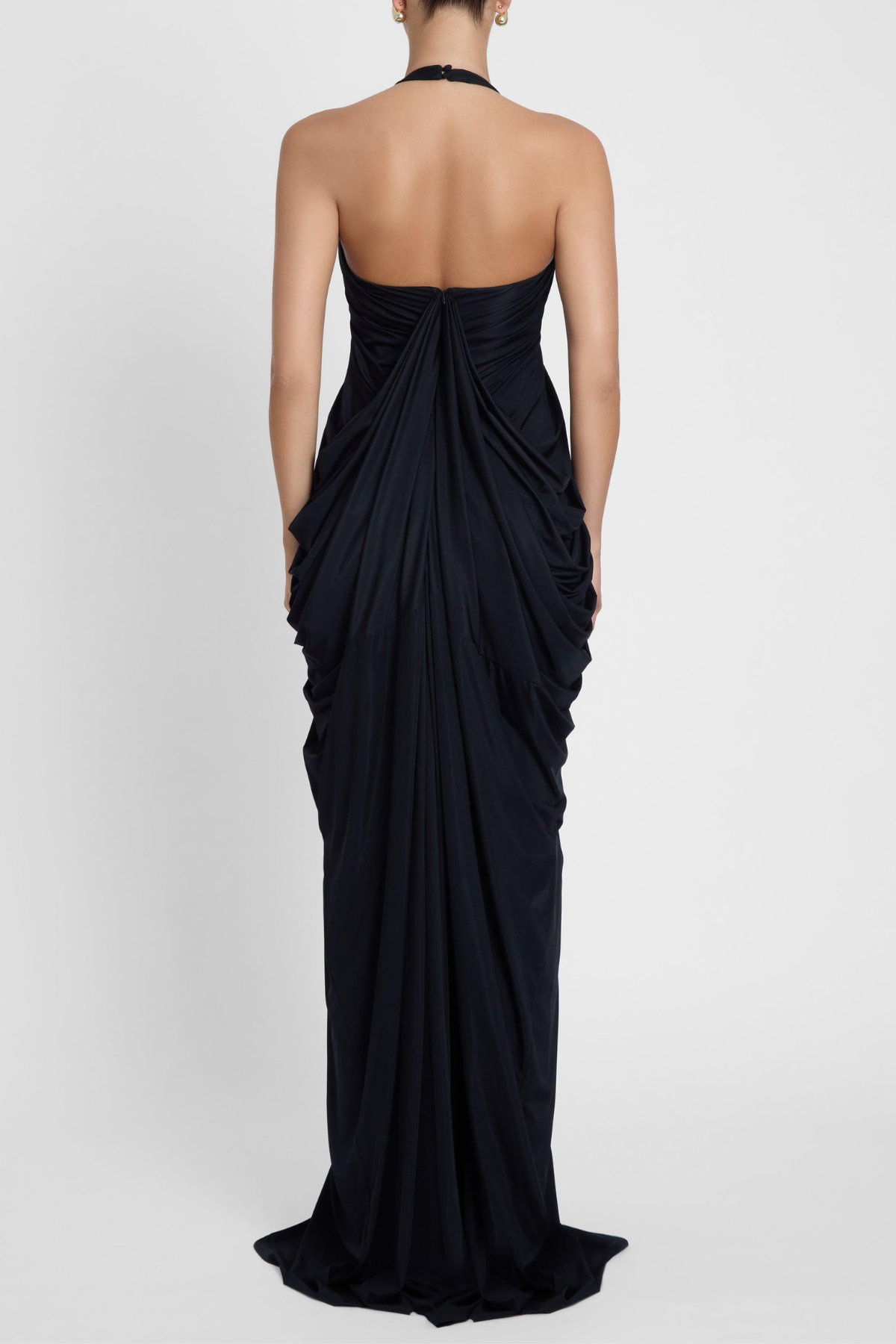 Halter Maxi Dress - Black