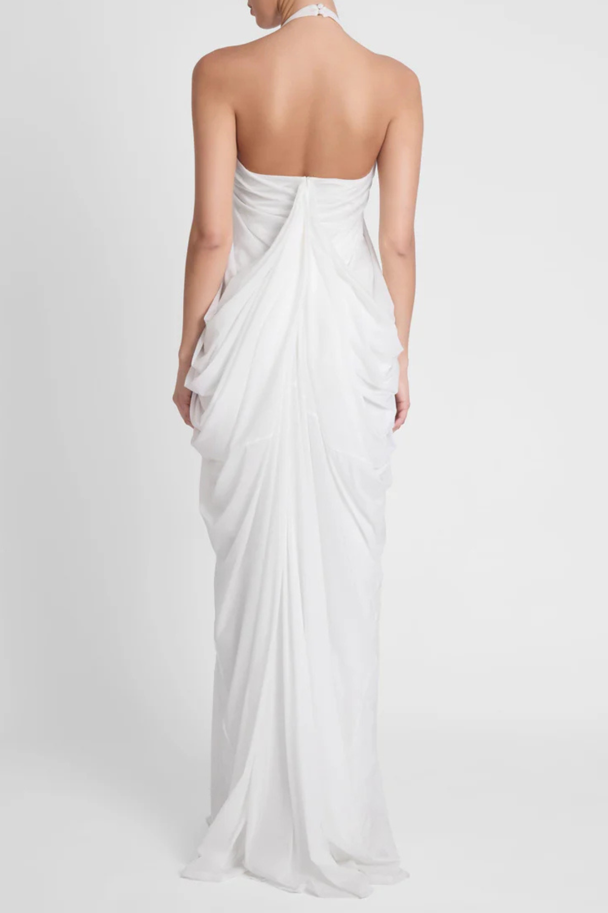 Halter Maxi Dress - White