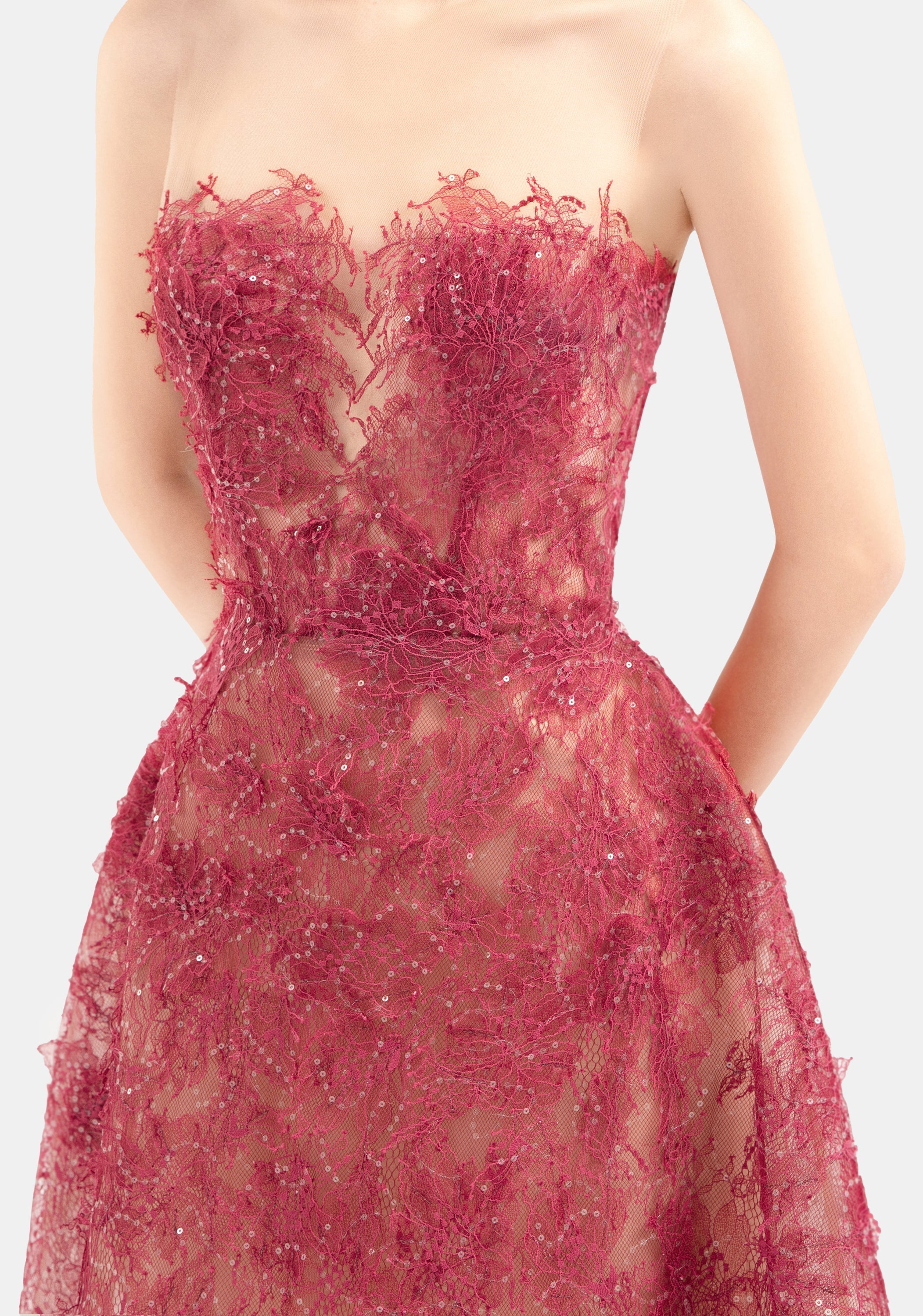 Red Lace Dress