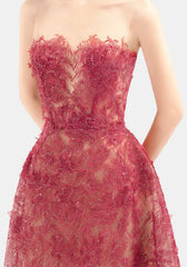 Red Lace Dress