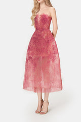 Red Lace Dress