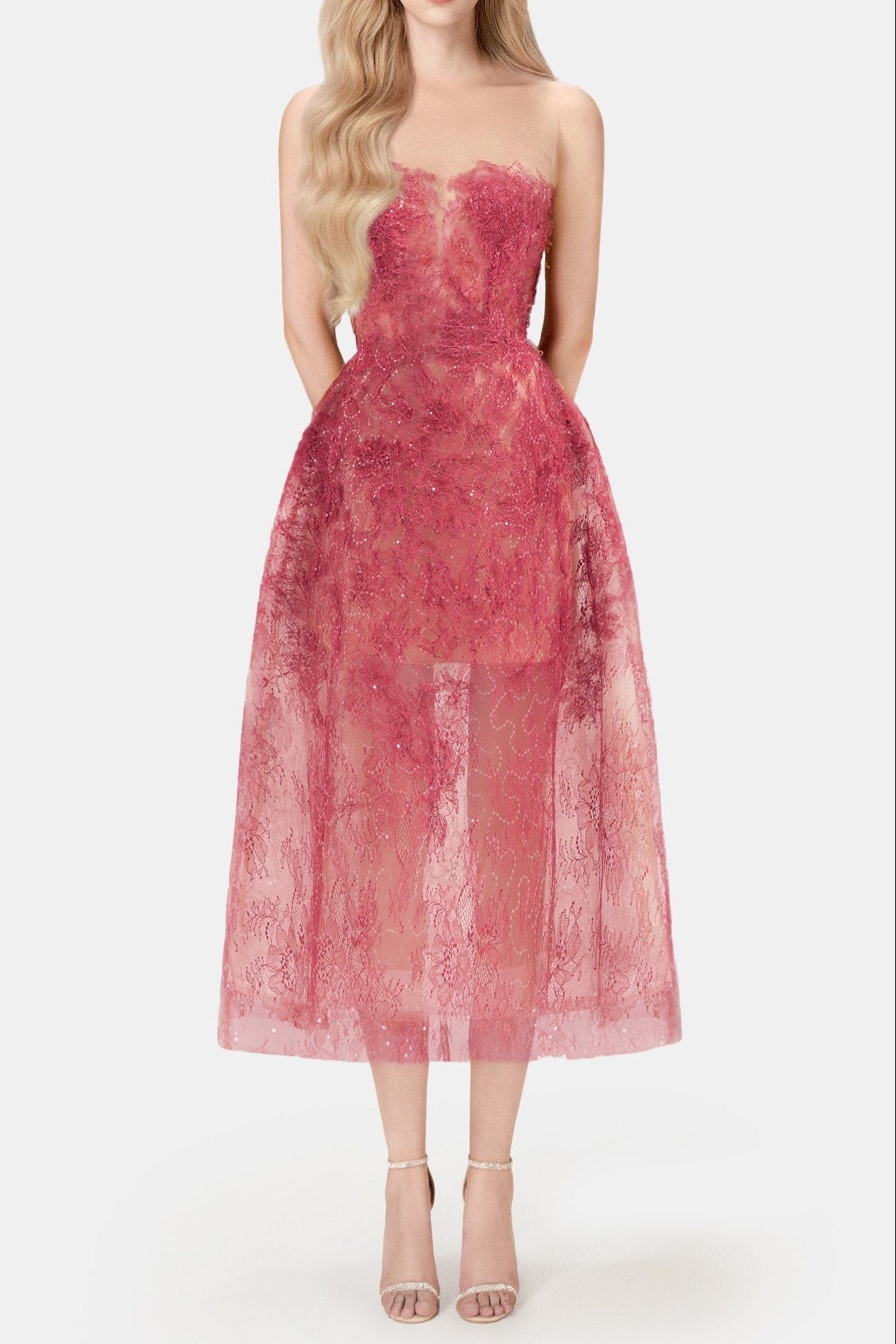 Red Lace Dress
