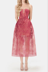 Red Lace Dress