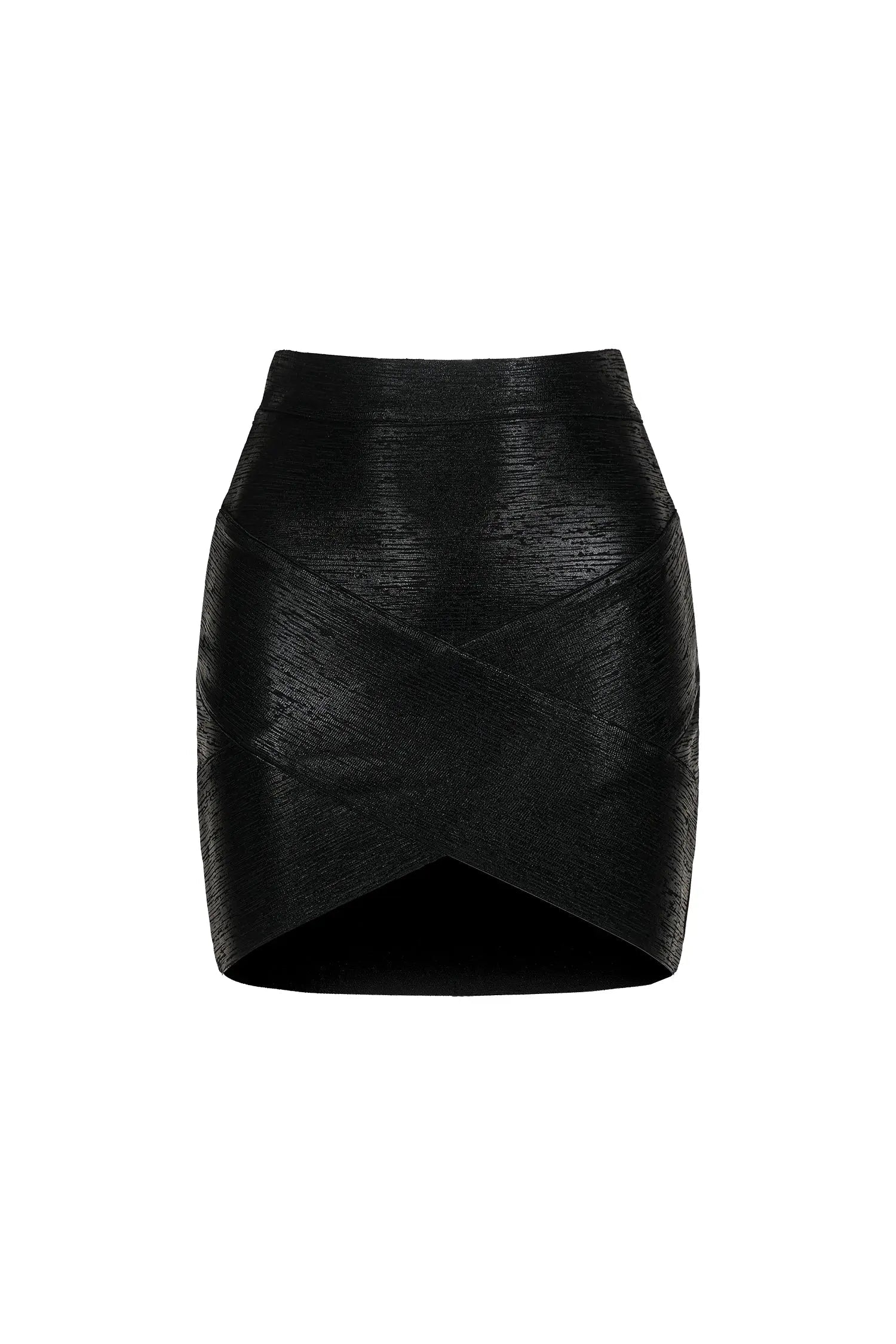 Cross Bandage Mini Skirt