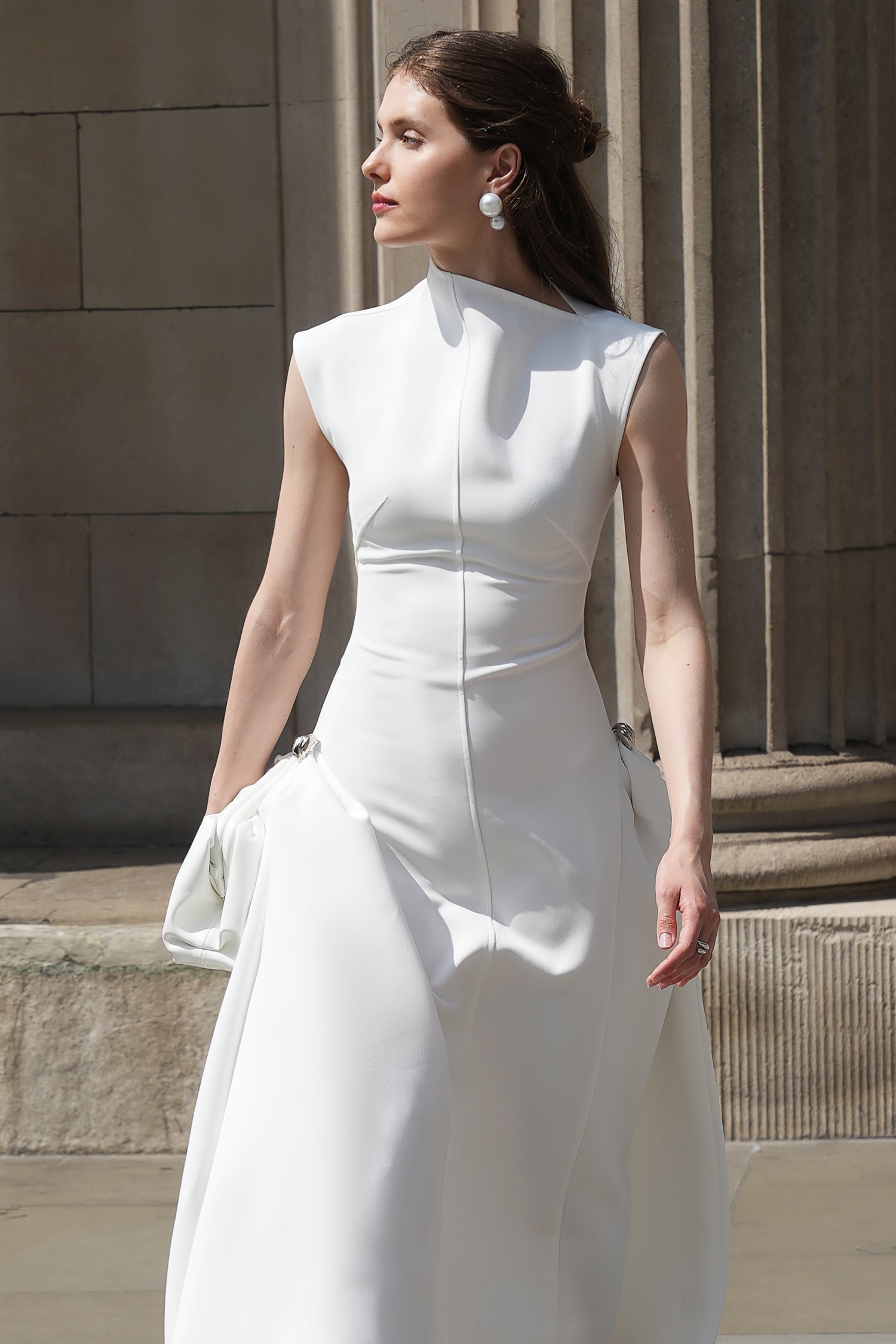 Choker Sleeveless Maxi Dress