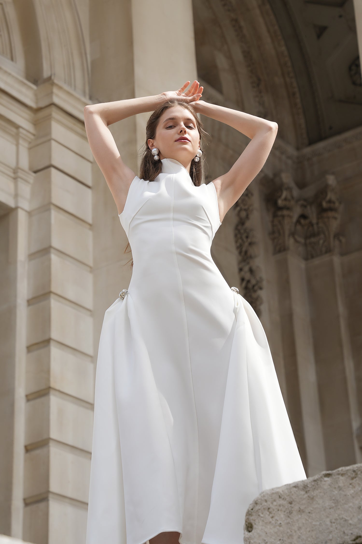 Choker Sleeveless Maxi Dress