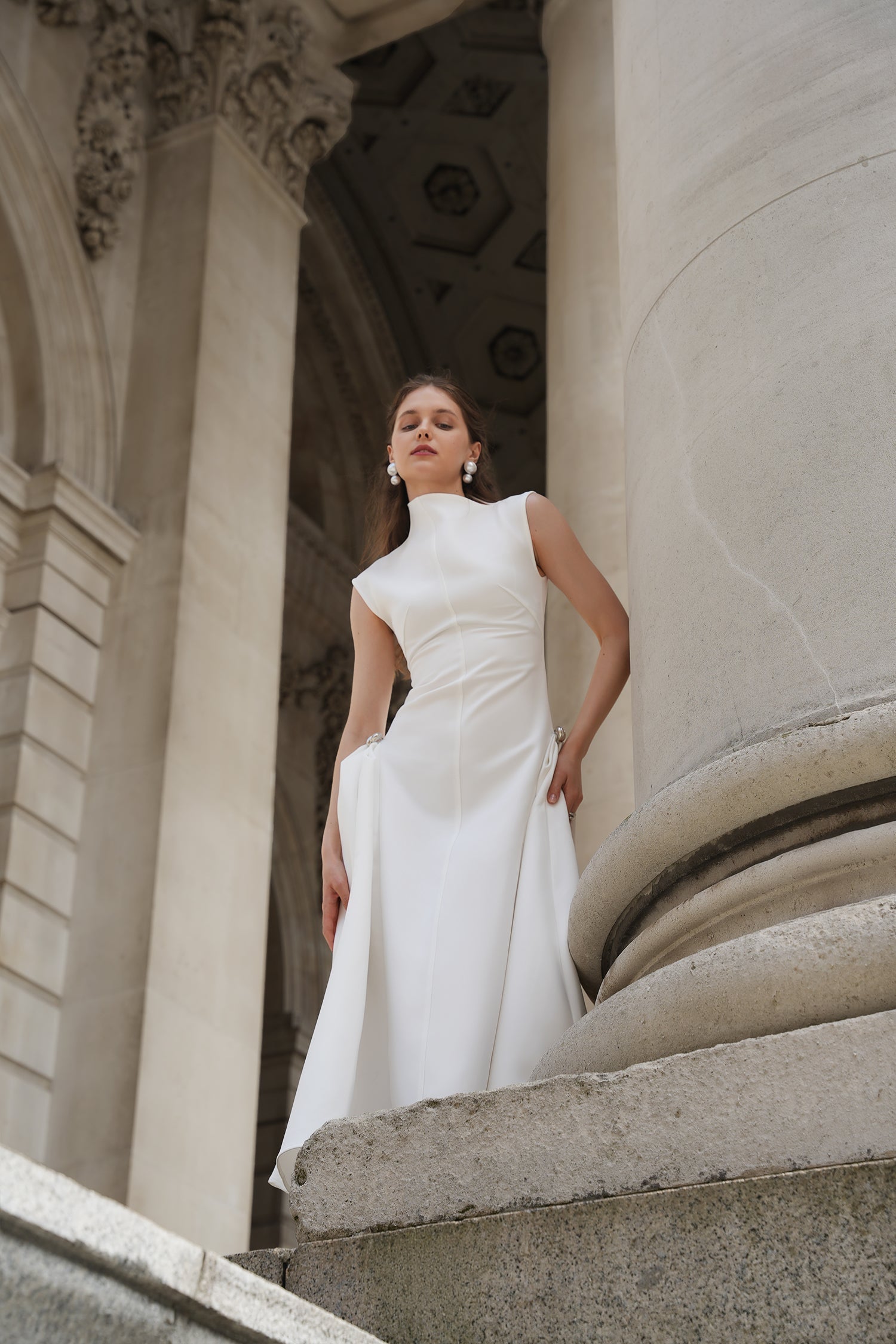 Choker Sleeveless Maxi Dress