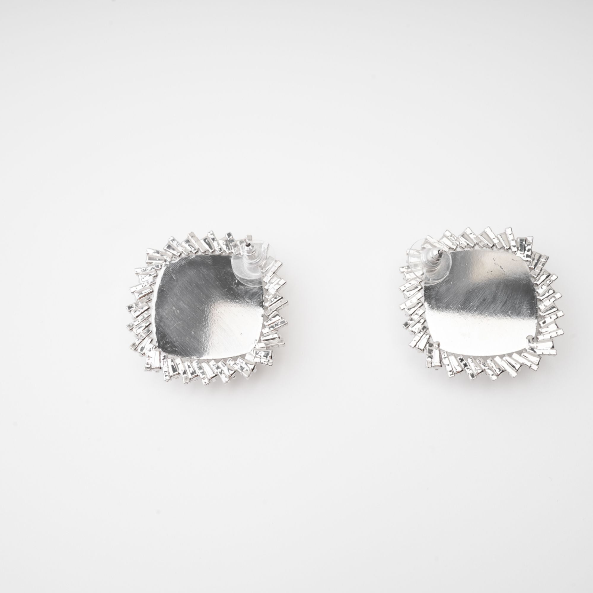 Crystal-Embellished Stud Earring