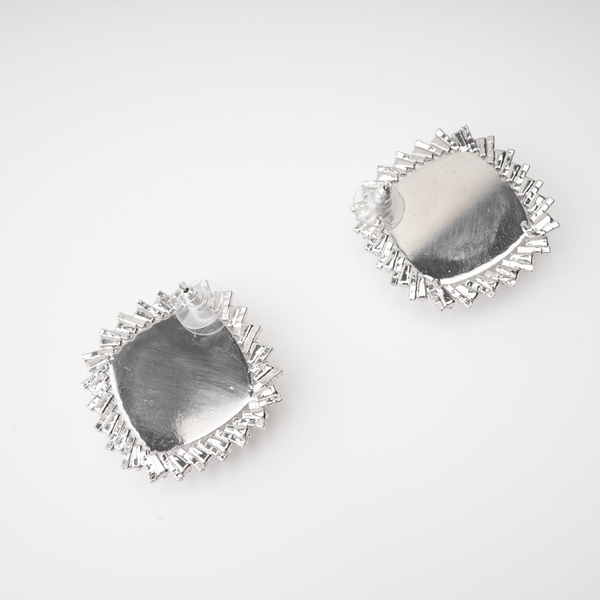Crystal-Embellished Stud Earring