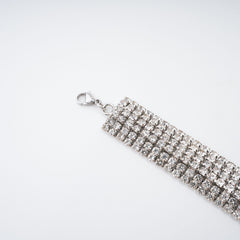 Crystal-Embellished Bow-Detail Necklace
