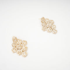 Geometric Crystal Earrings