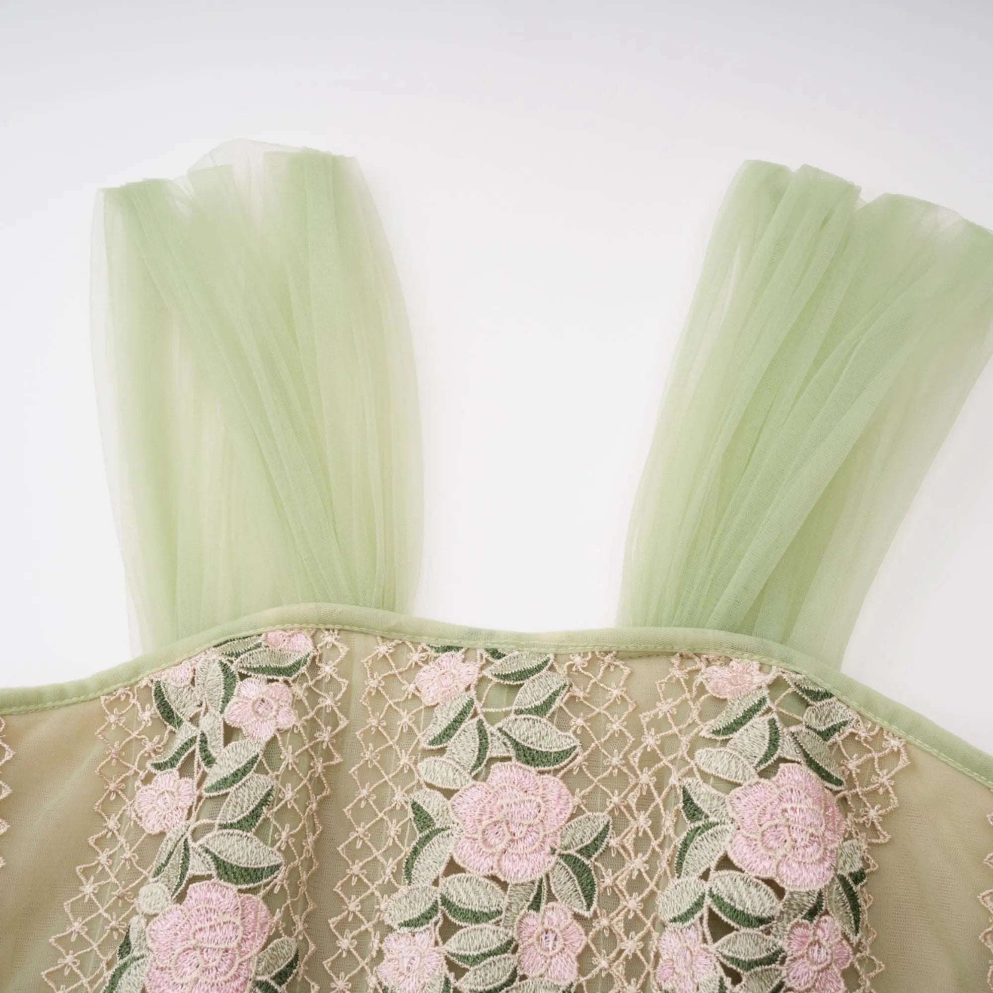 Floral Midi Dress in Green