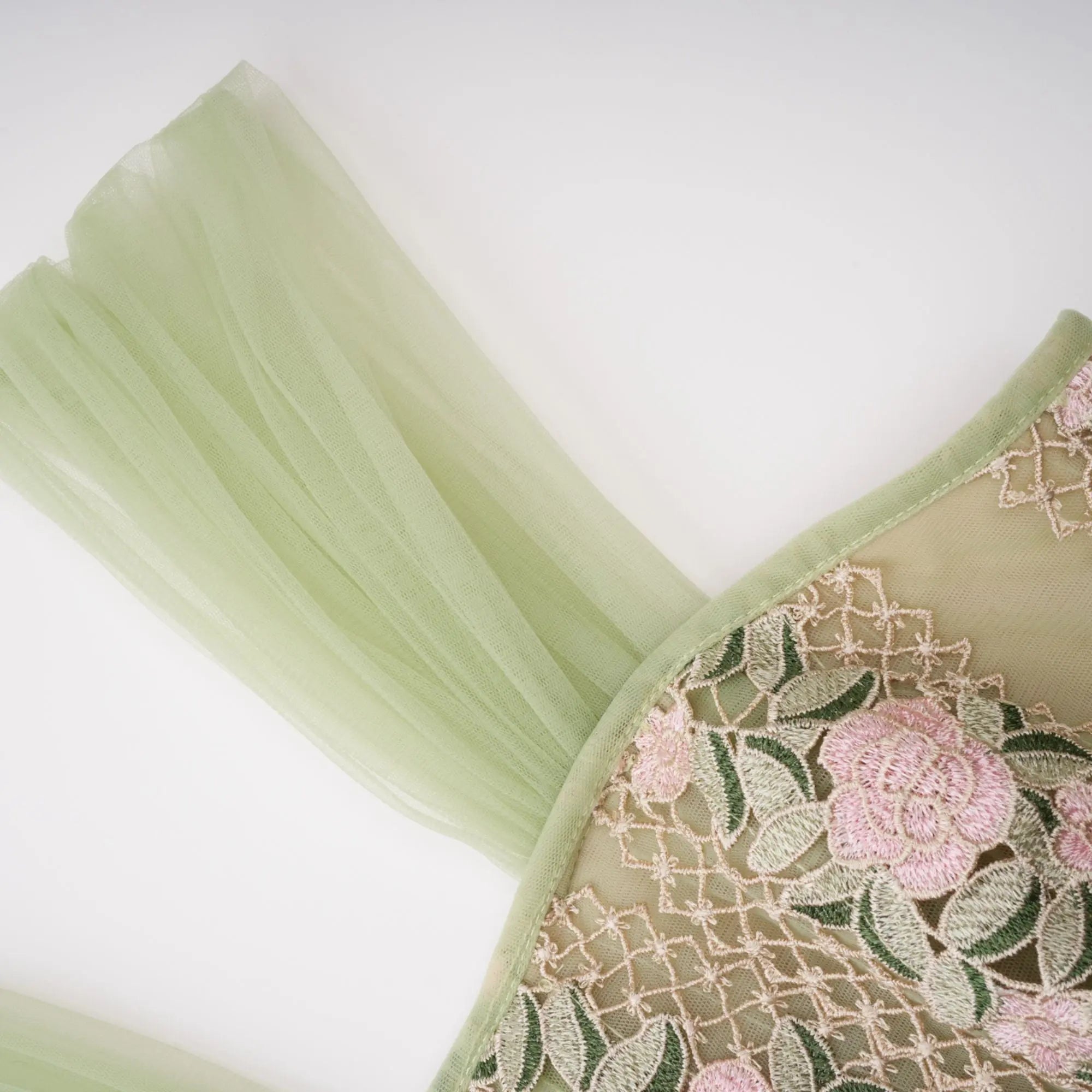 Floral Midi Dress in Green
