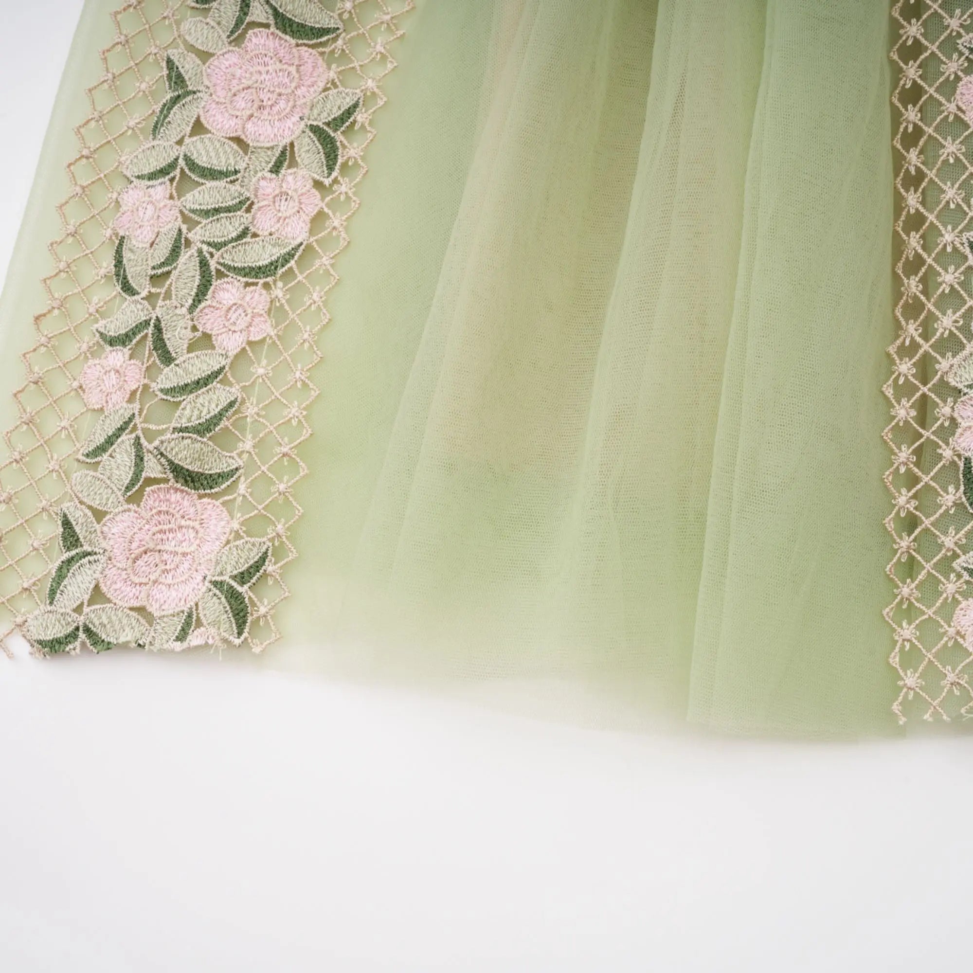 Floral Midi Dress in Green