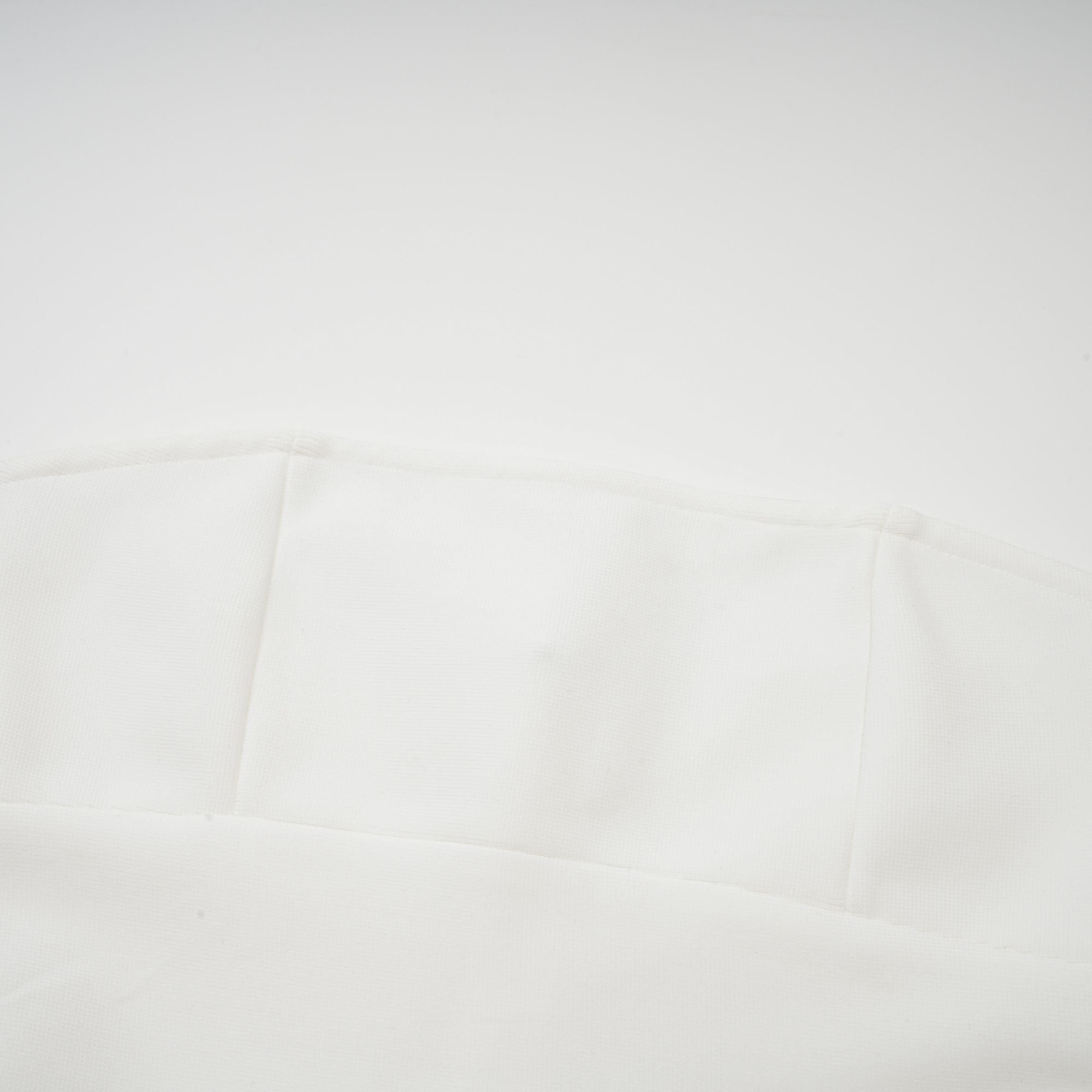 White Tulle-Panelling Maxi Dress