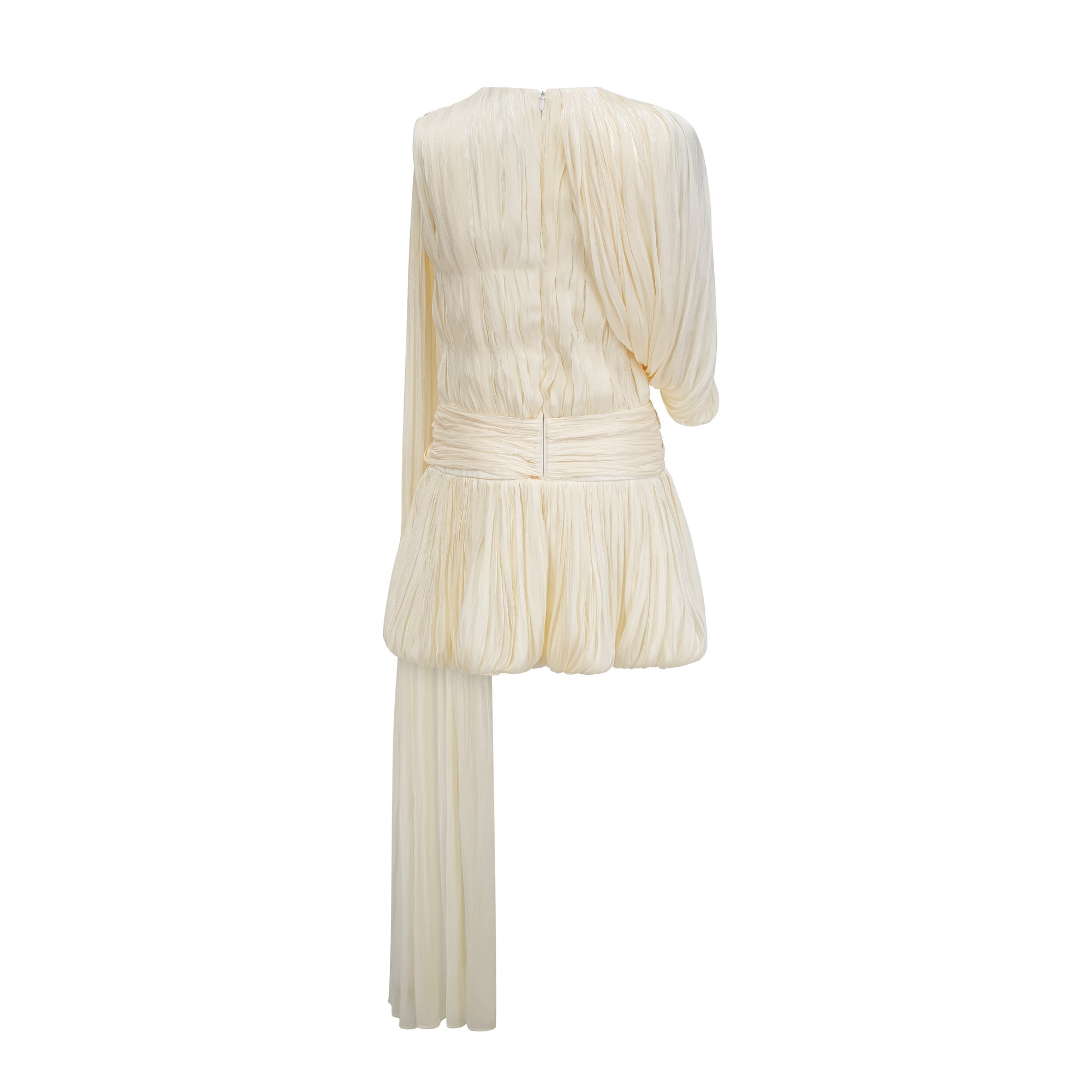 Mini Dress with Ribbon Design Accent