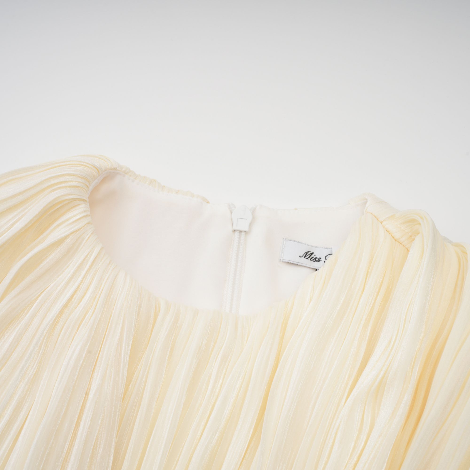 Mini Dress with Ribbon Design Accent