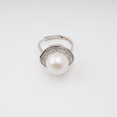 Sequin Sterling Silver Adjustable Ring