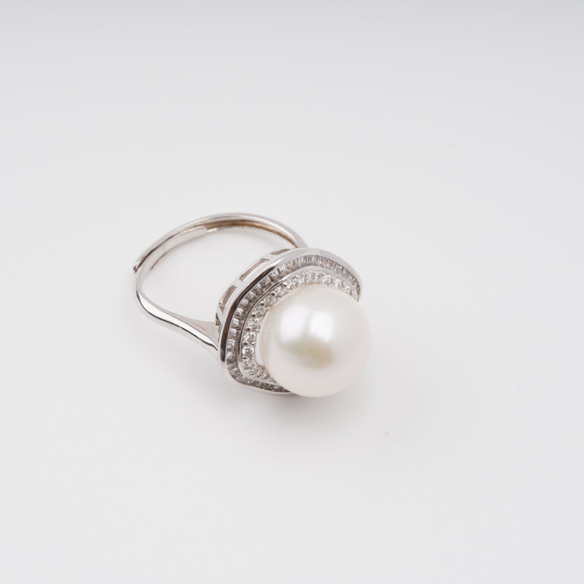 Sequin Sterling Silver Adjustable Ring