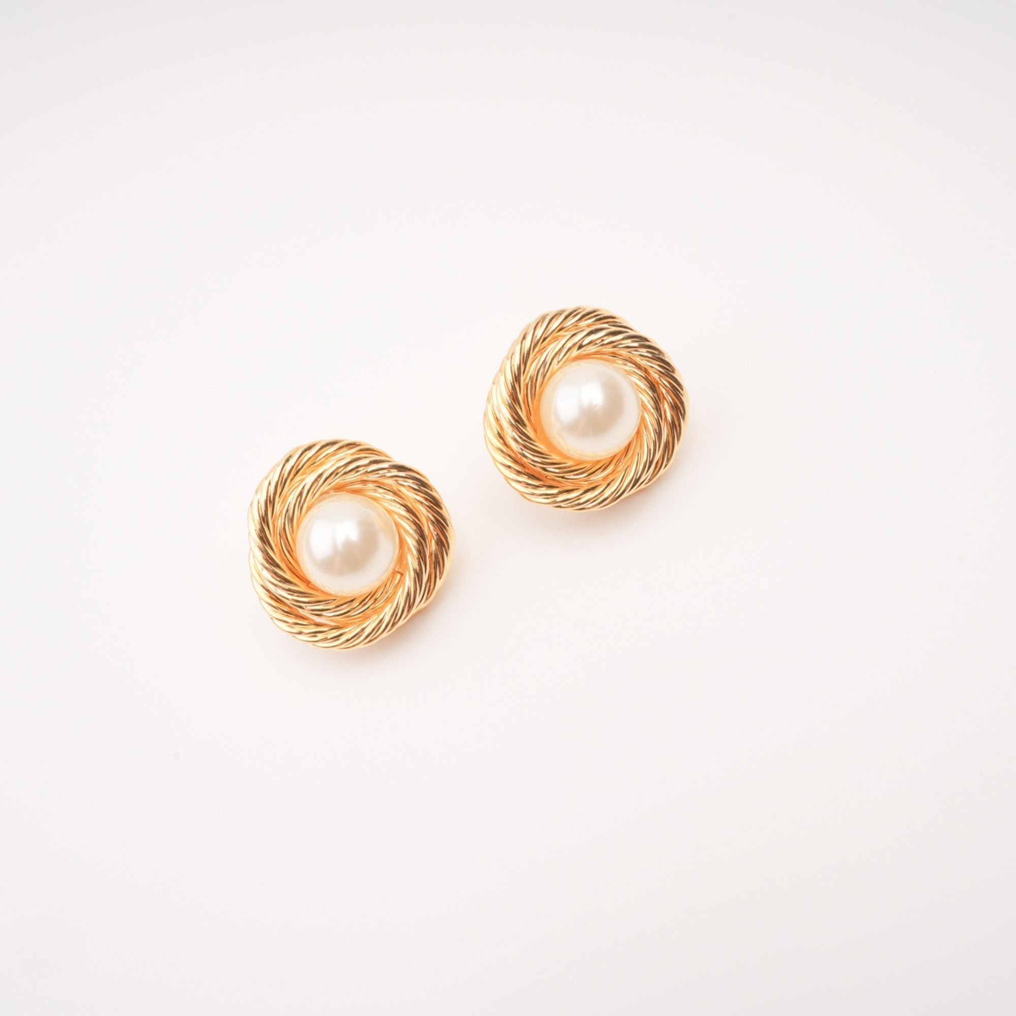 Faux-Gold-Plated Earrings
