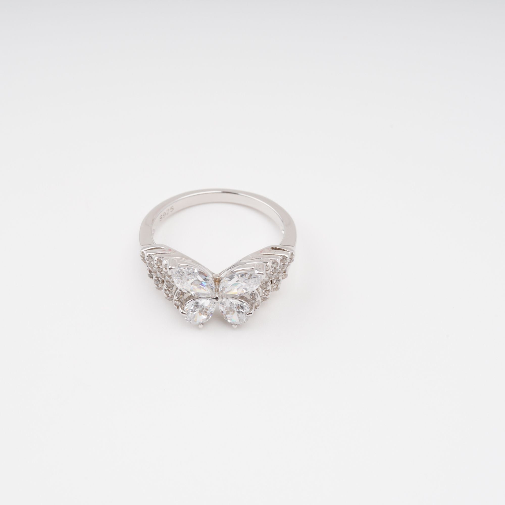 Sterling Silver Shaped Gemstone Ring