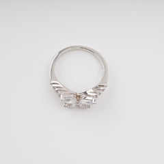 Sterling Silver Shaped Gemstone Ring