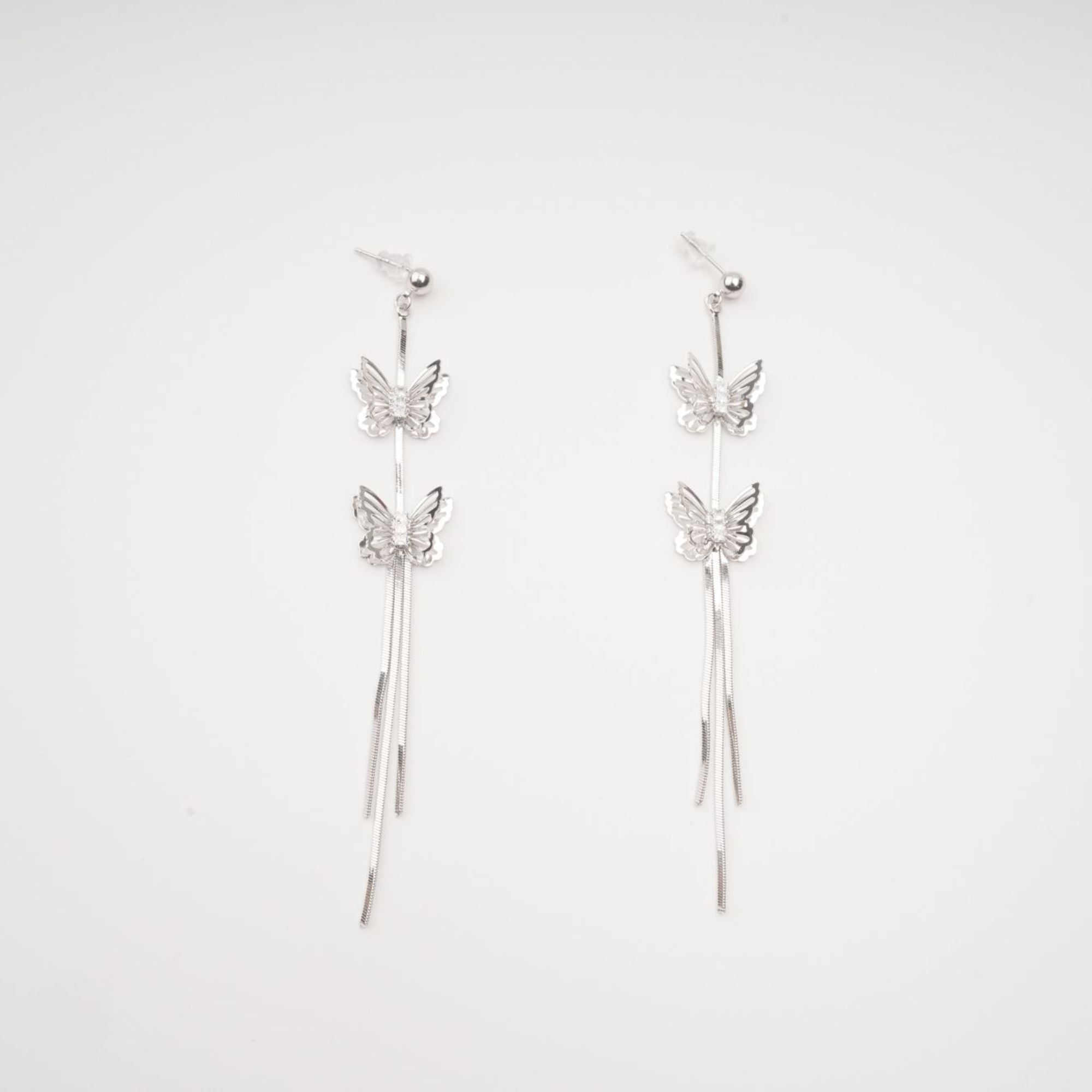 Silver Drop Earrings