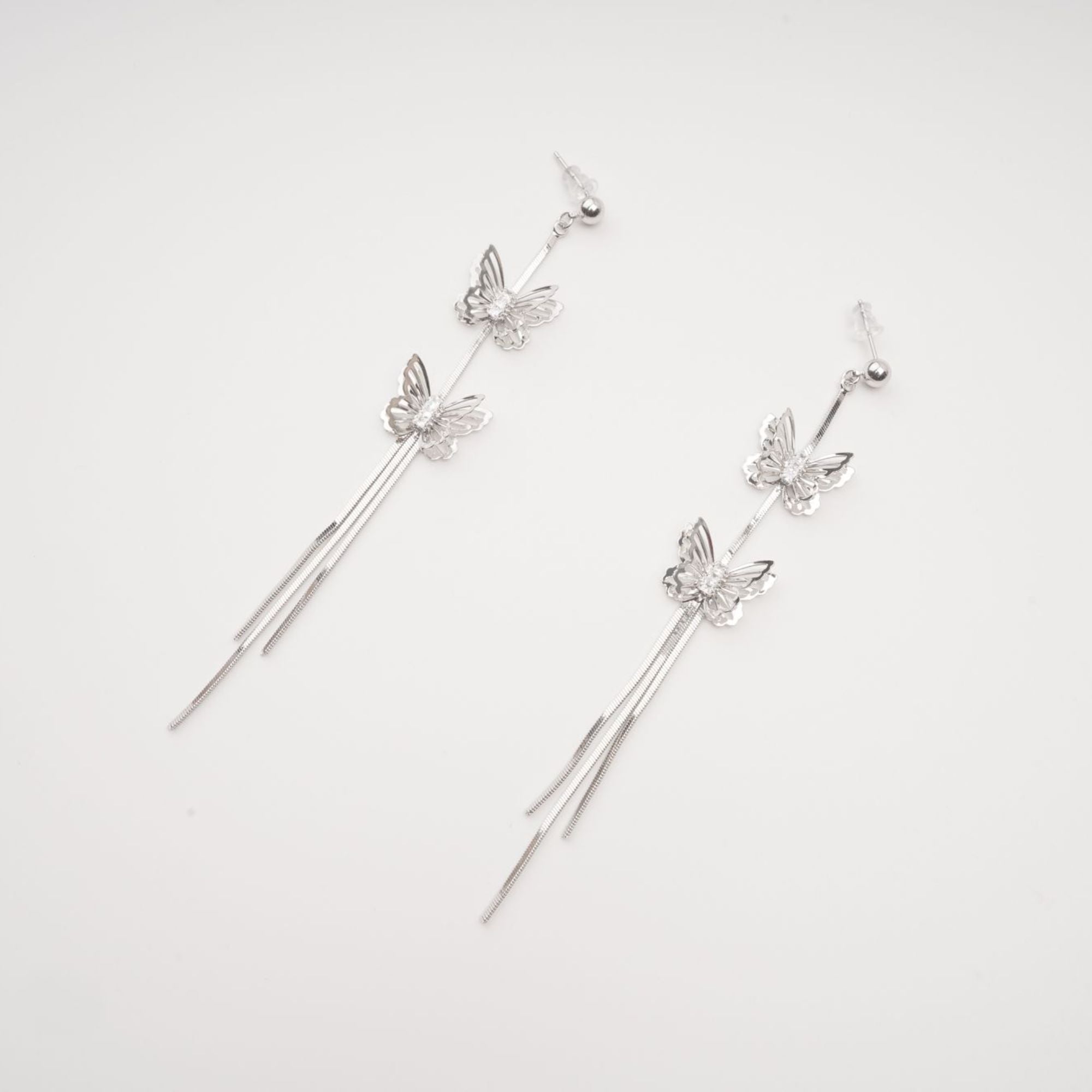 Silver Drop Earrings