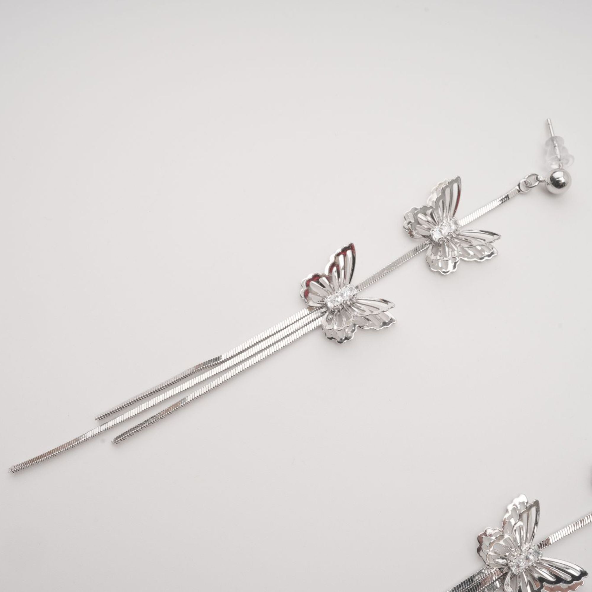 Silver Drop Earrings