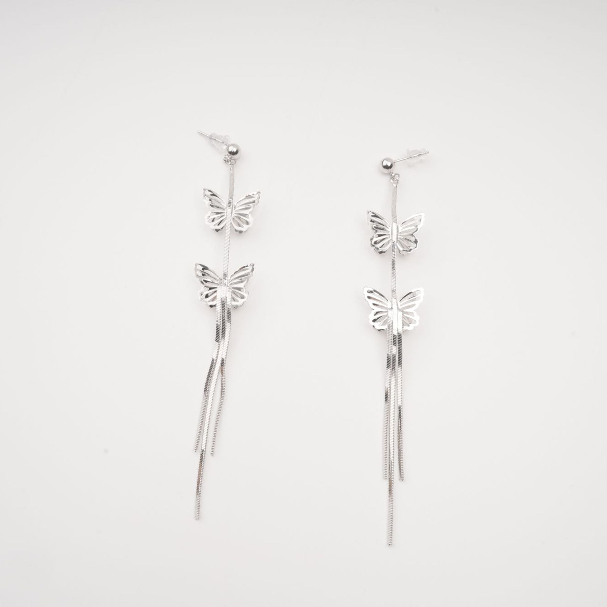 Silver Drop Earrings