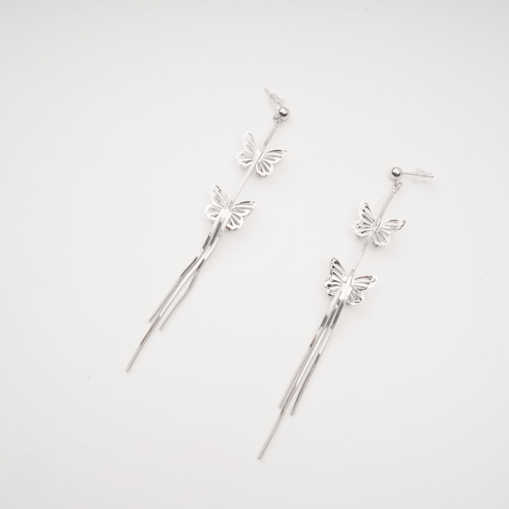 Silver Drop Earrings