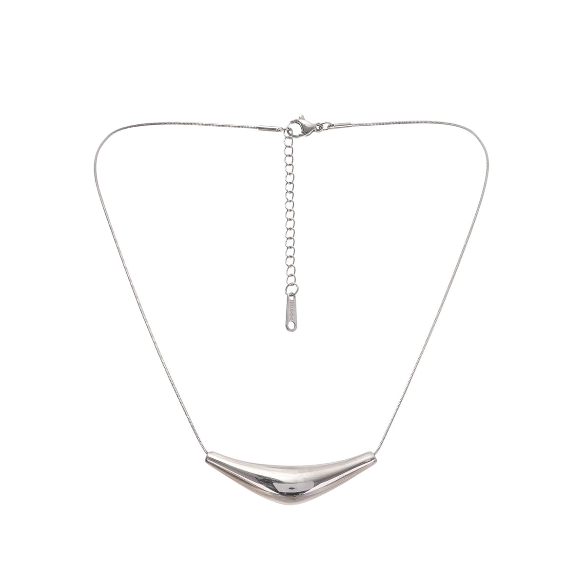 Silver Drop Necklace