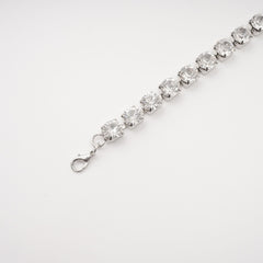 Crystal-Embellished Faux-Flower Necklace