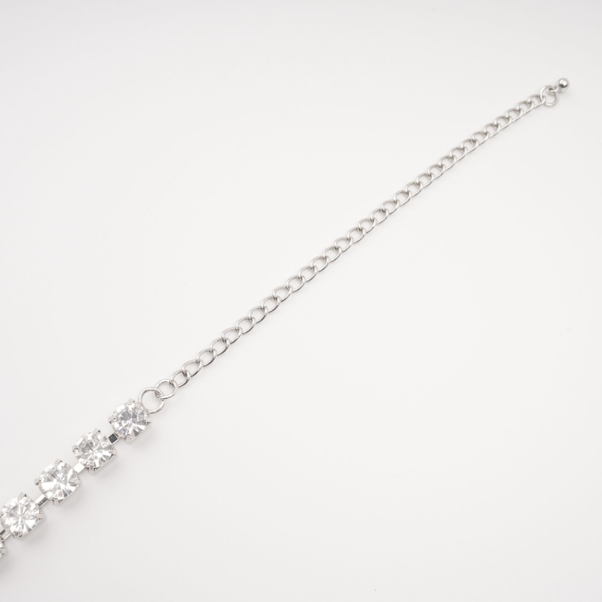 Crystal-Embellished Faux-Flower Necklace