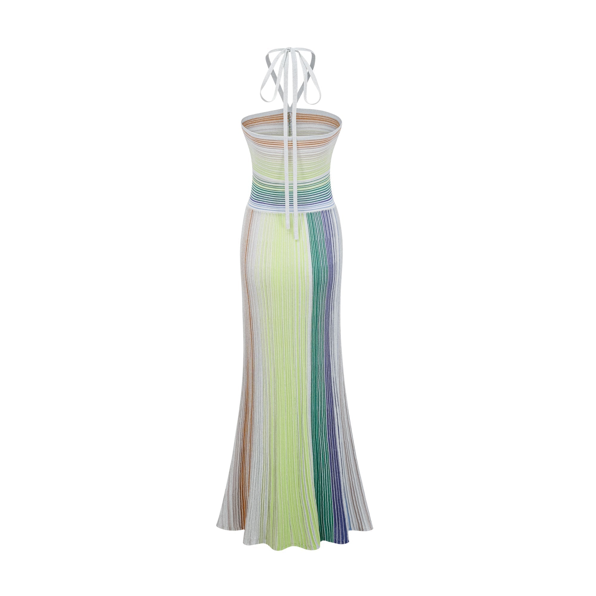 Serelith Knit Backless Maxi Dress