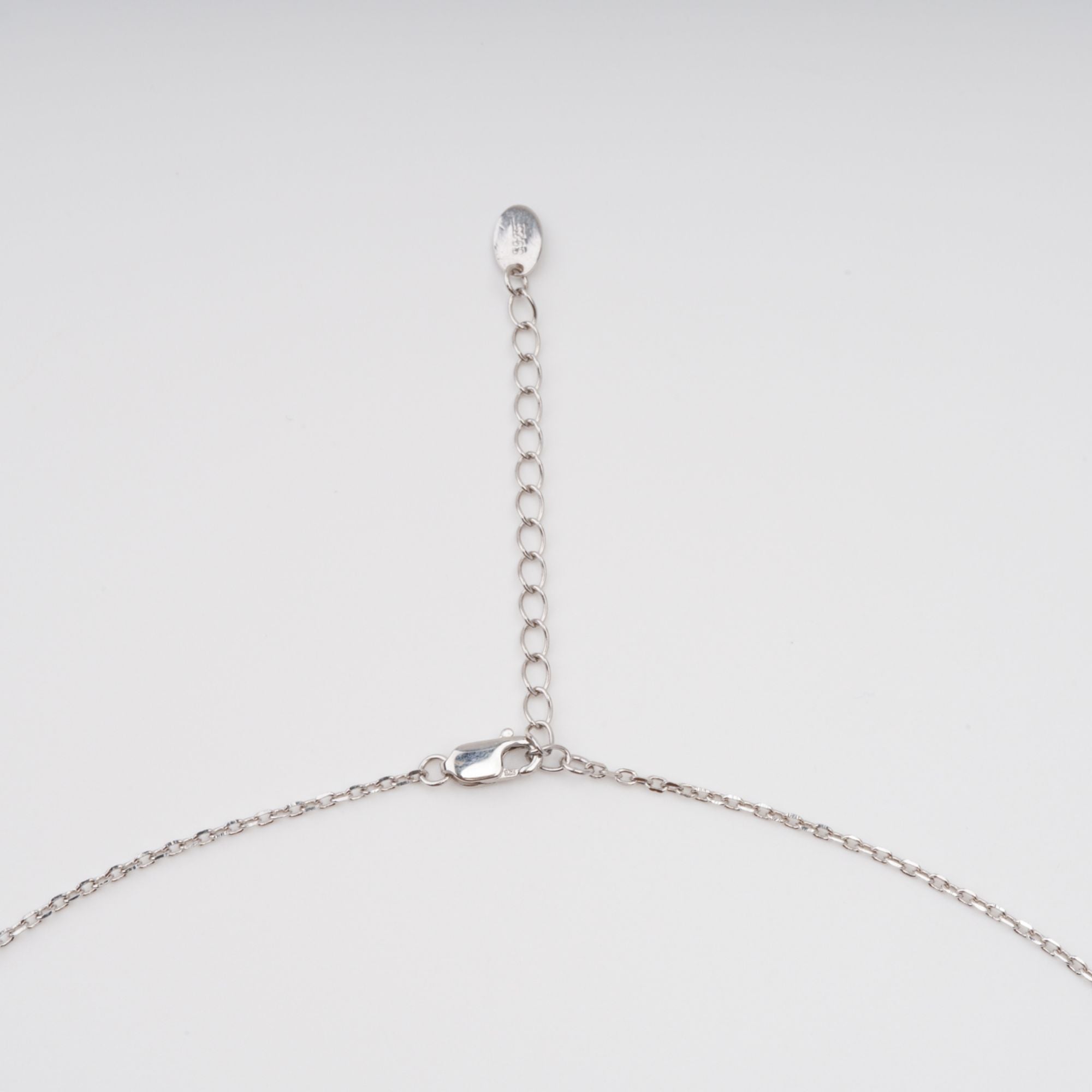 Yellow Square Gemstone Pendant Sterling Silver Necklace