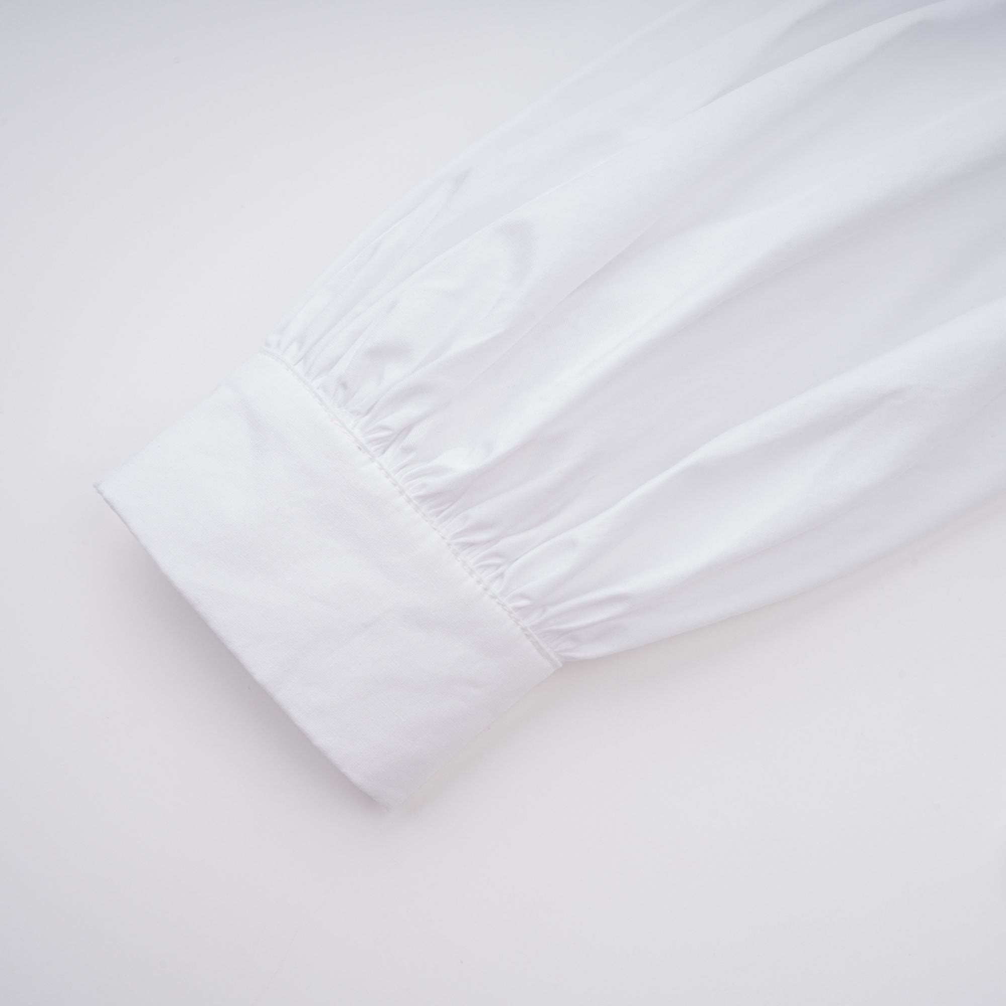White Off-Shoulder Ruched BlouSequin & Skirt Set