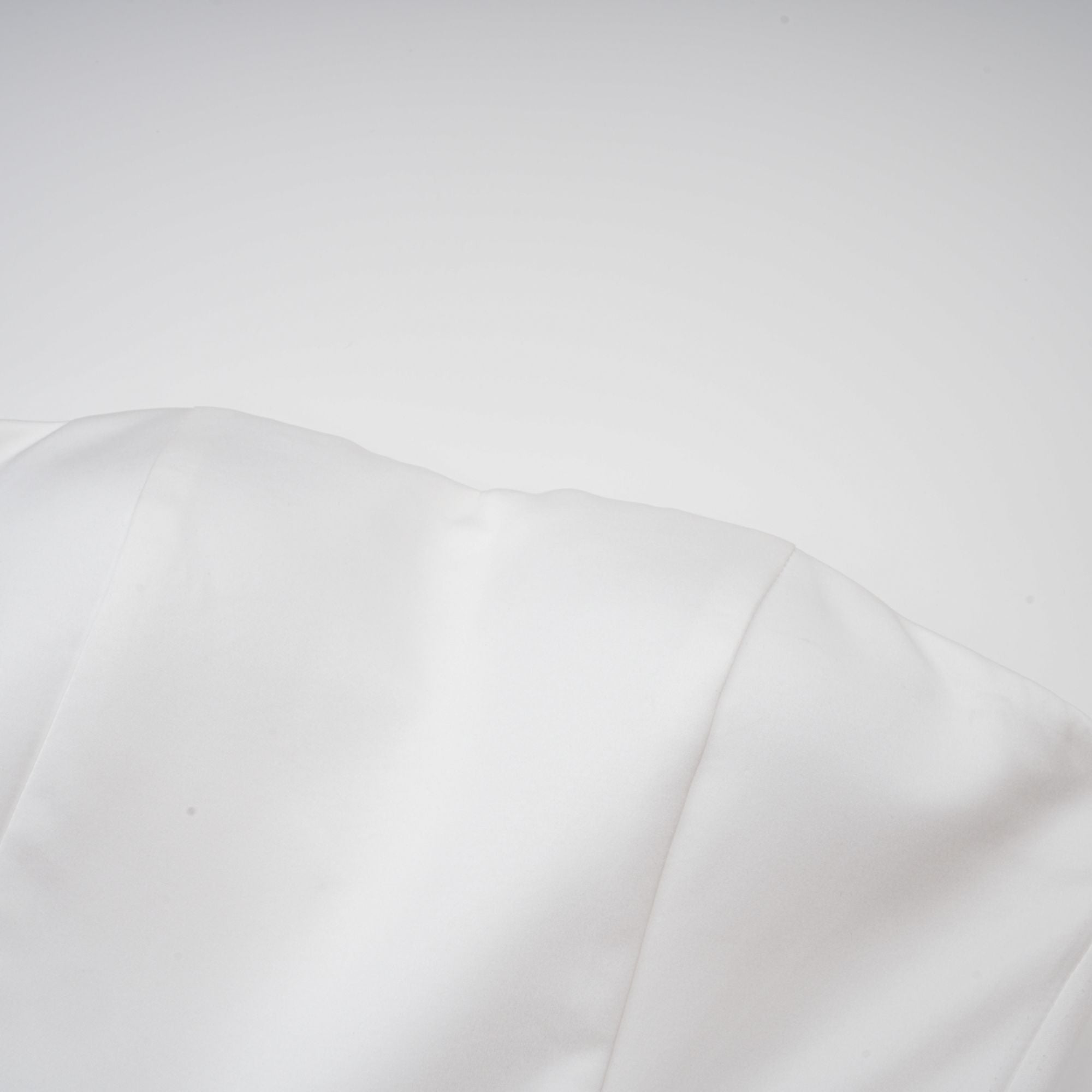 White Petal-Layered Corset Mini Dress
