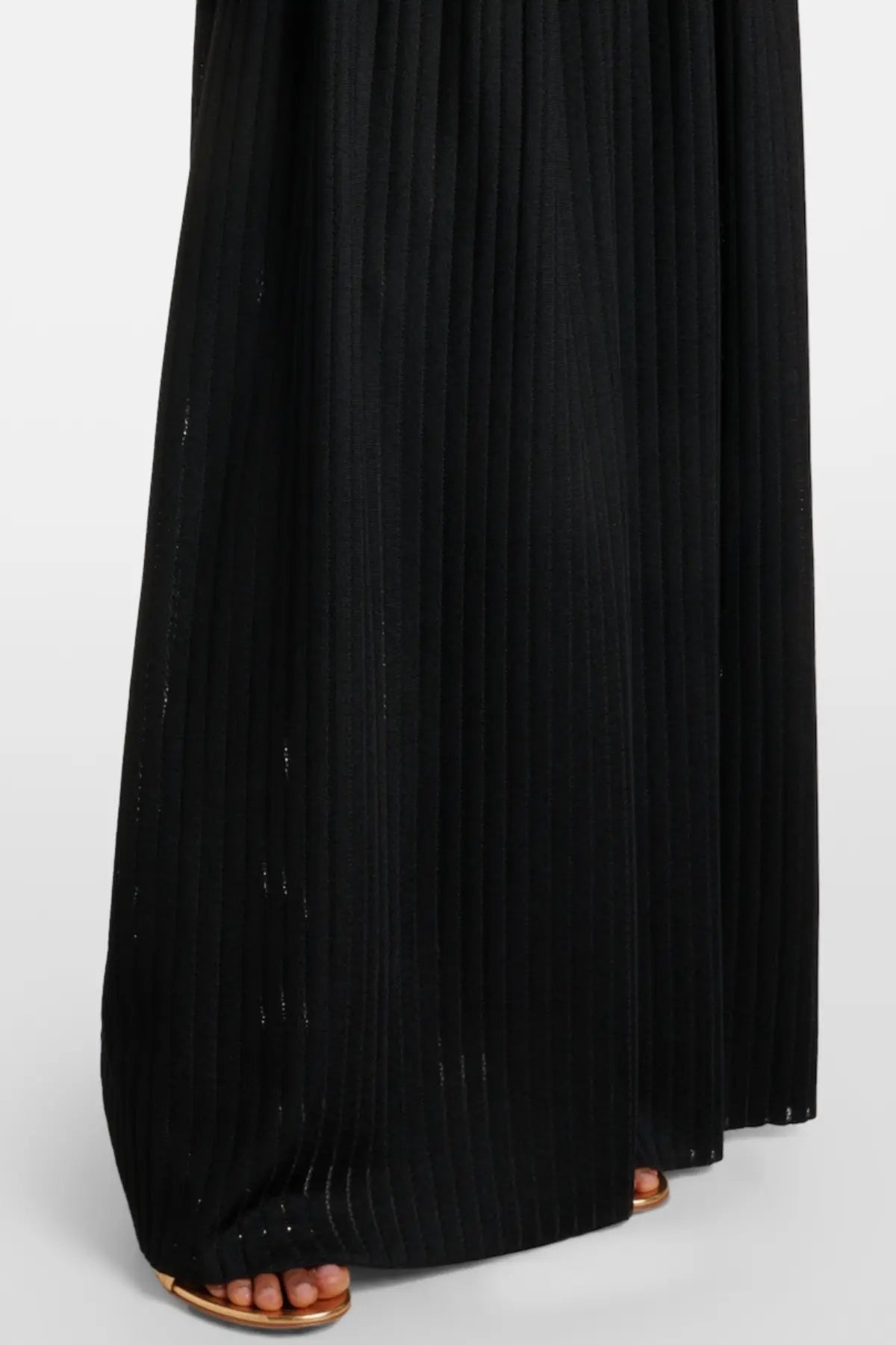 Knit Maxi Dress - Black