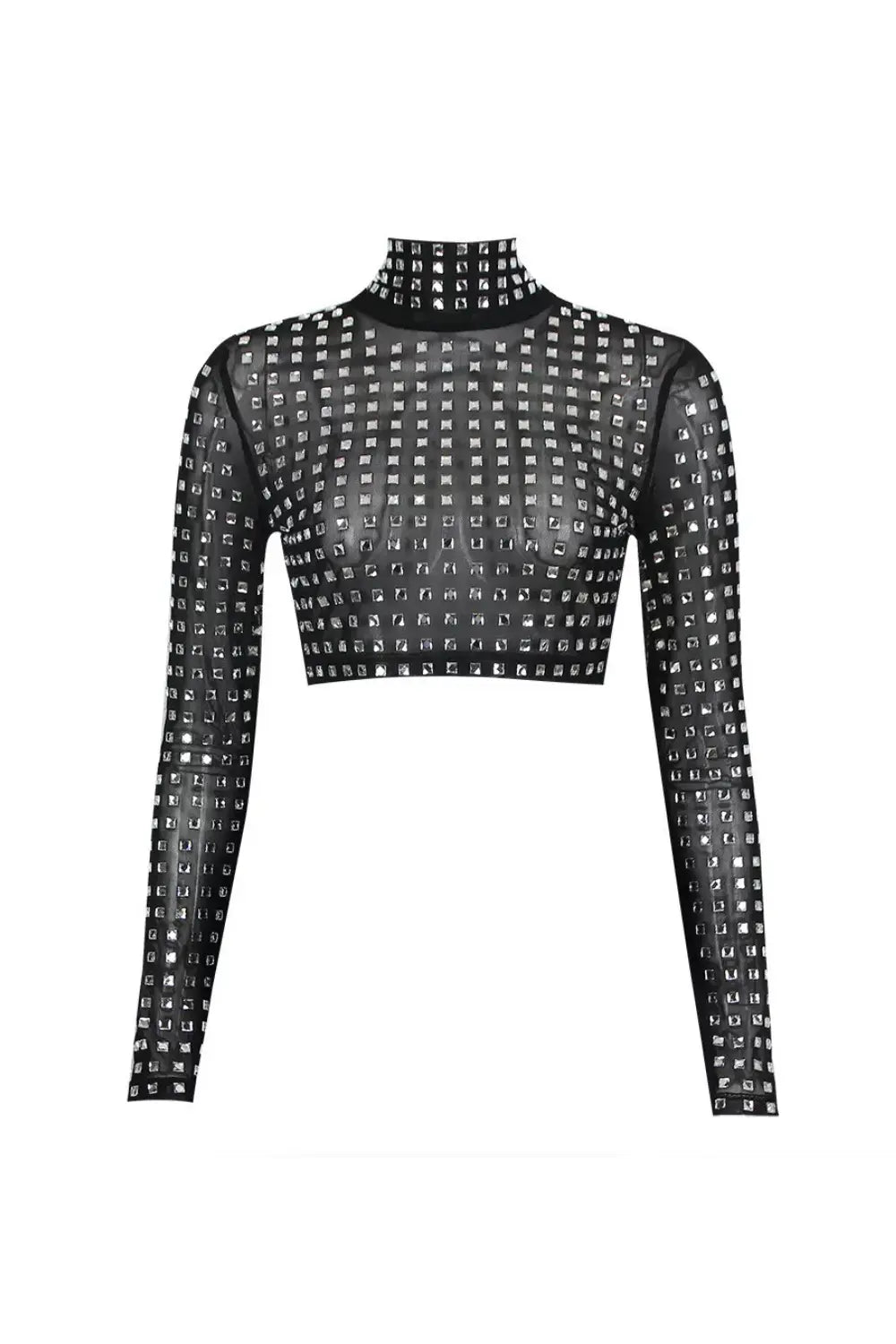 Mesh Top In Black