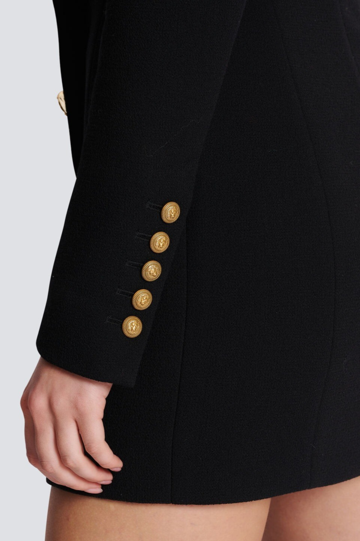 Buttoned Mini Dress