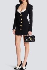 Buttoned Mini Dress