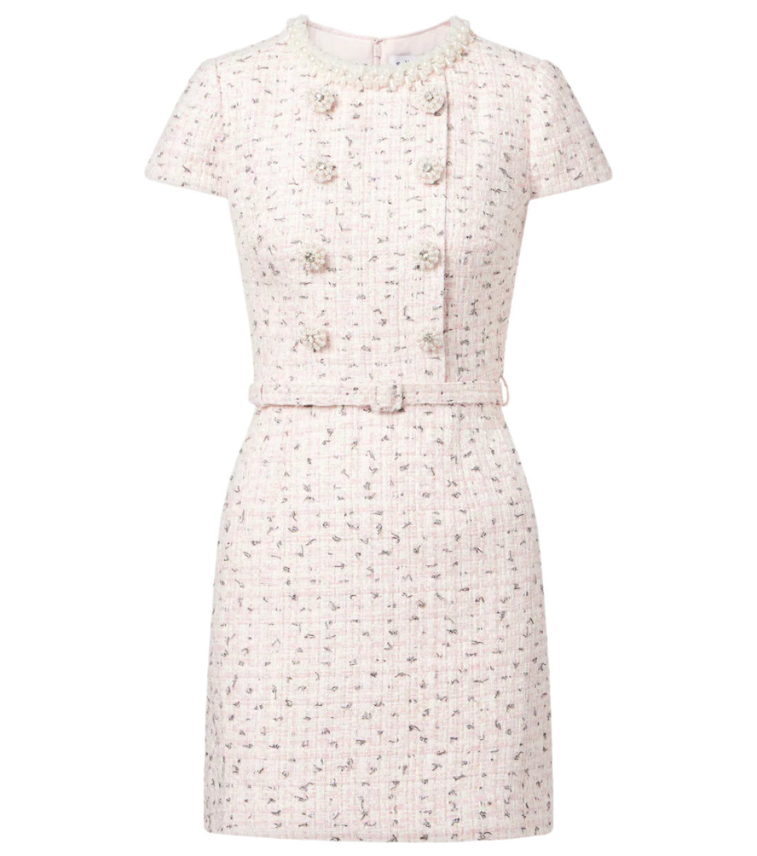 Embellished Boucle Minidress