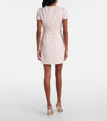 Embellished Boucle Minidress