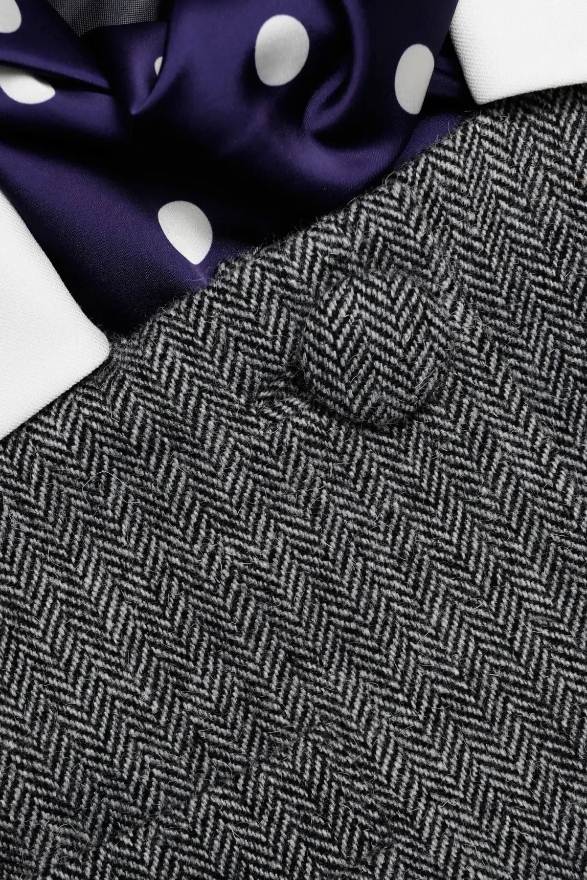 Herringbone Scarf Jacket