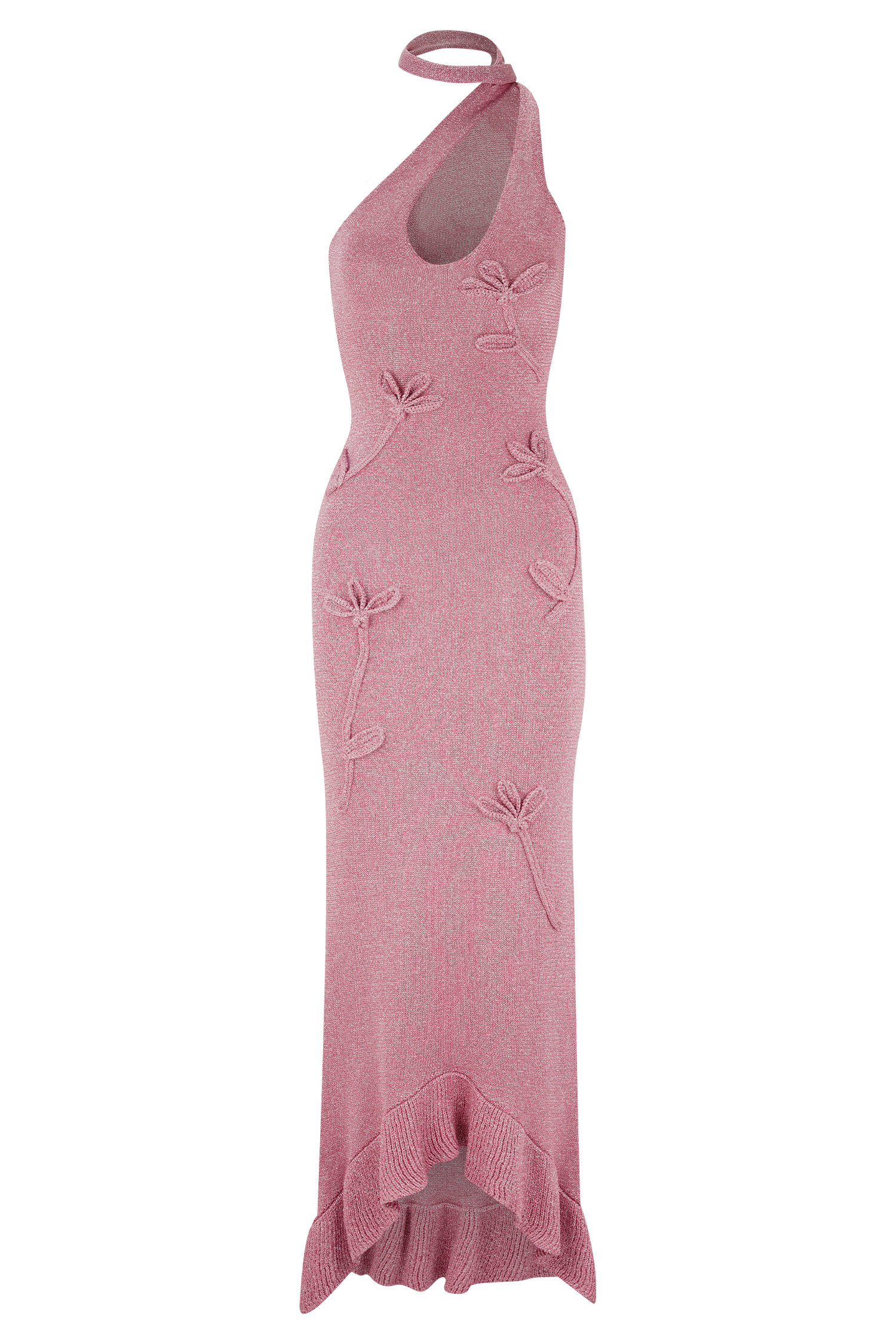 Celestino Floral Knit Maxi Dress - Pink
