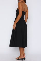 Midi Dress in Black