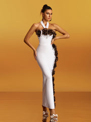 Flower Bandage Maxi Dress